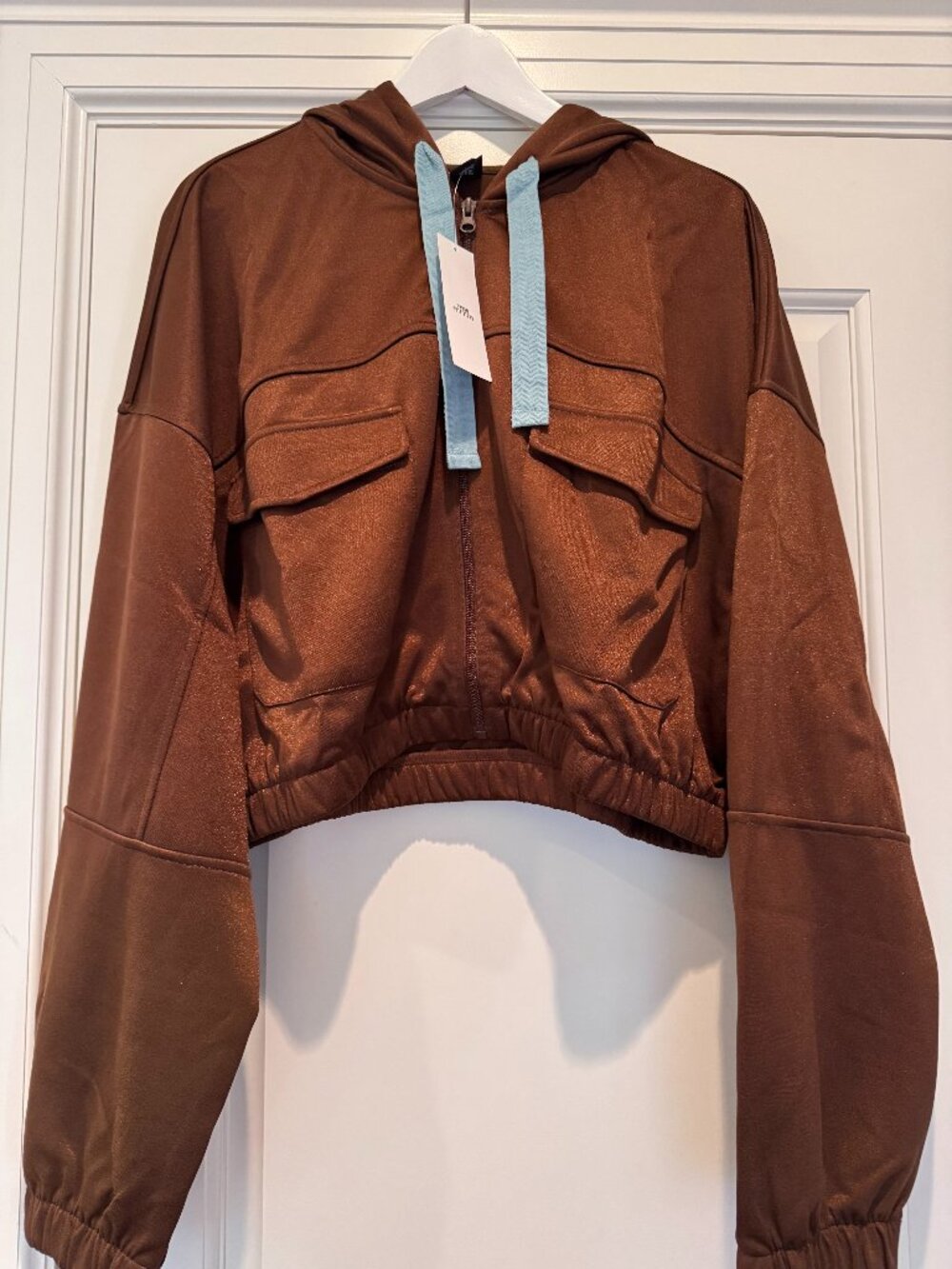 BDG by Urban Outfitters Raina Zip Up Hoodie cropped hoodie Size XXL